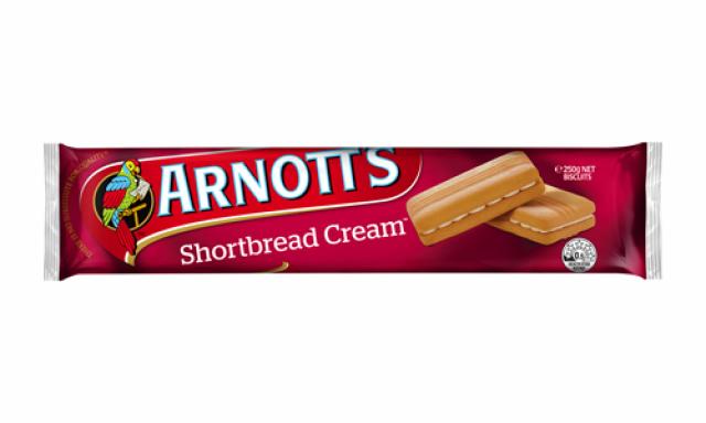 Arnotts Shortbread Cream Biscuits Cookies Australian Made Off